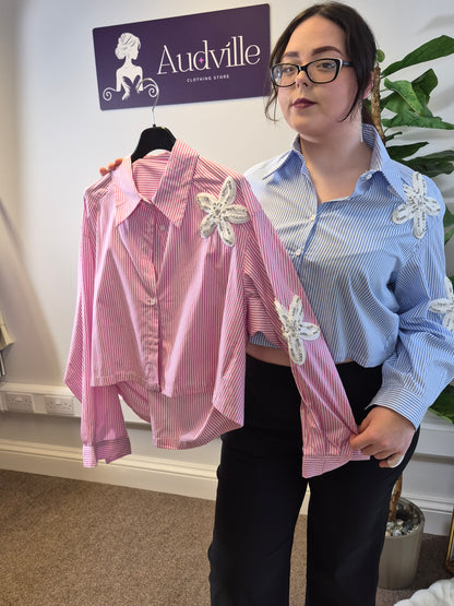 Nr 182 Shirts with flower